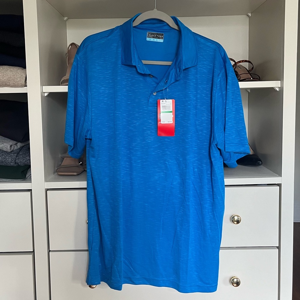 PGA New with Tags Blue Polo